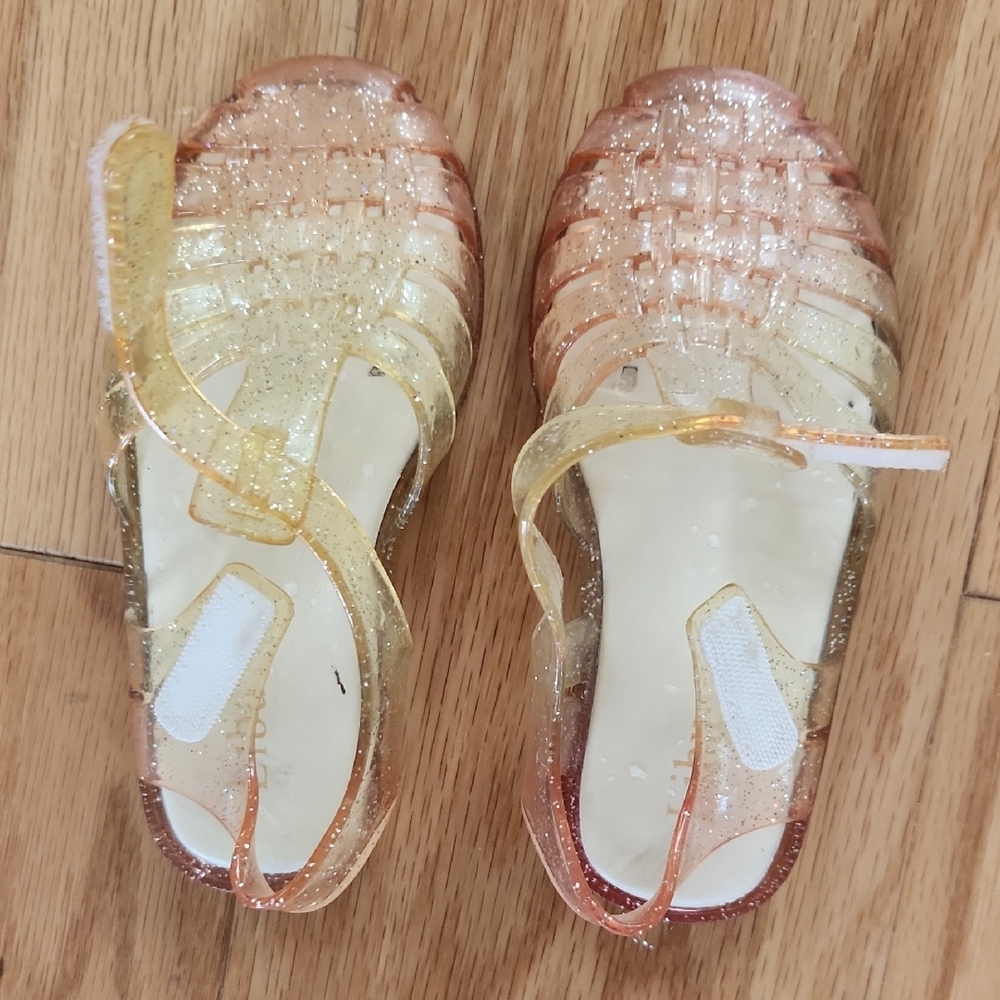 Libuam Glitter Jelly Closed Toe Sandals Toddler 6.5 - Picture 3 of 13